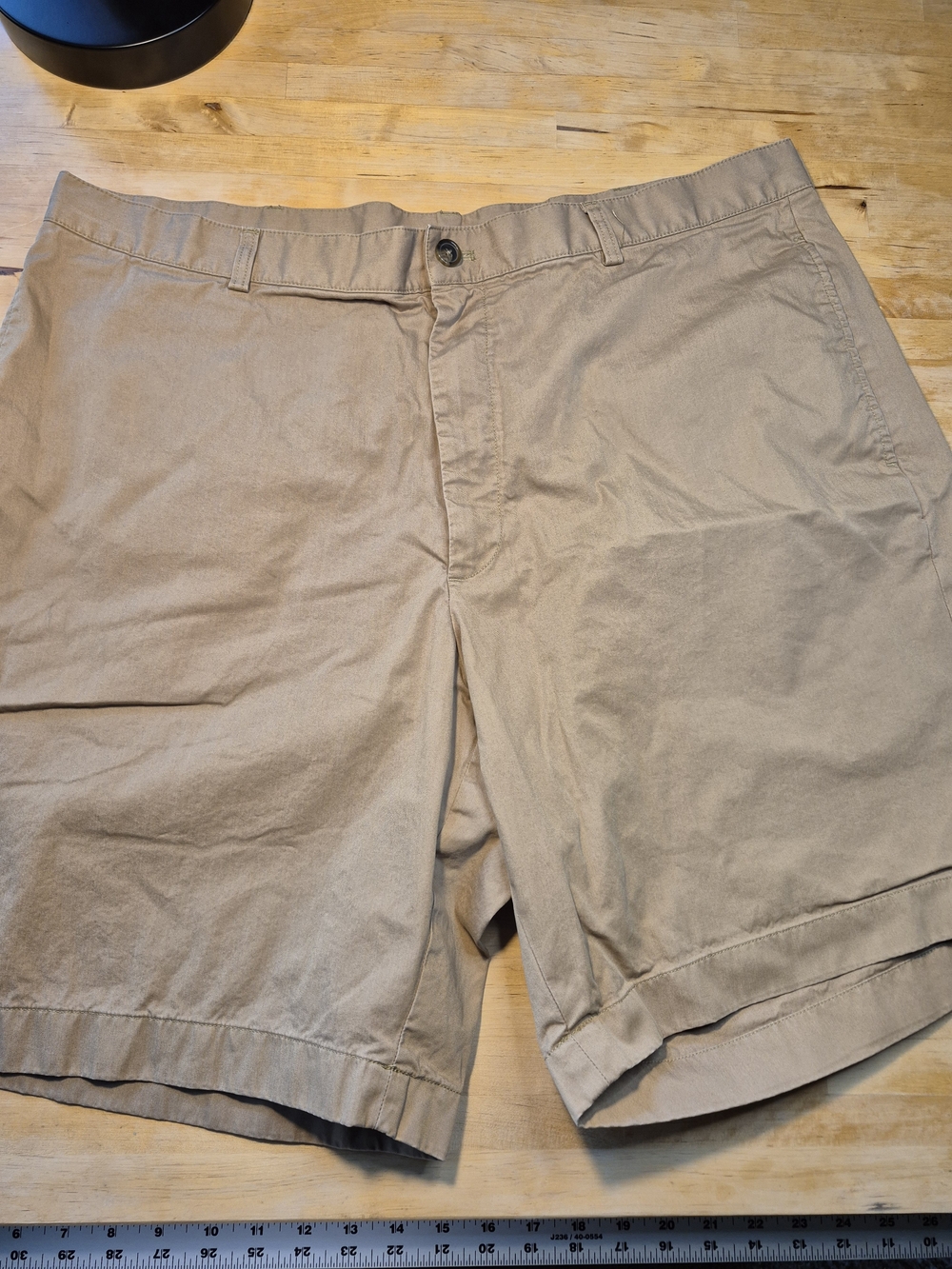 Brooks Brothers Tan Flat-Front Men's Shorts